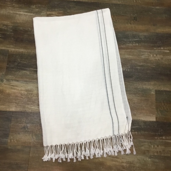 𝅺LEGEND of Turkblasian Handloom 100% Cotton Scarf With Tassels - Picture 3 of 5